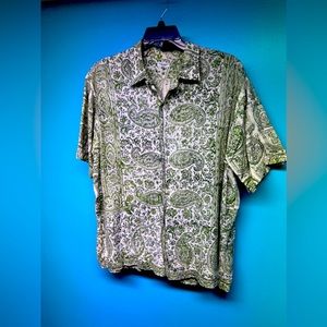 Vintage 1950s Hand Loomed Shirt